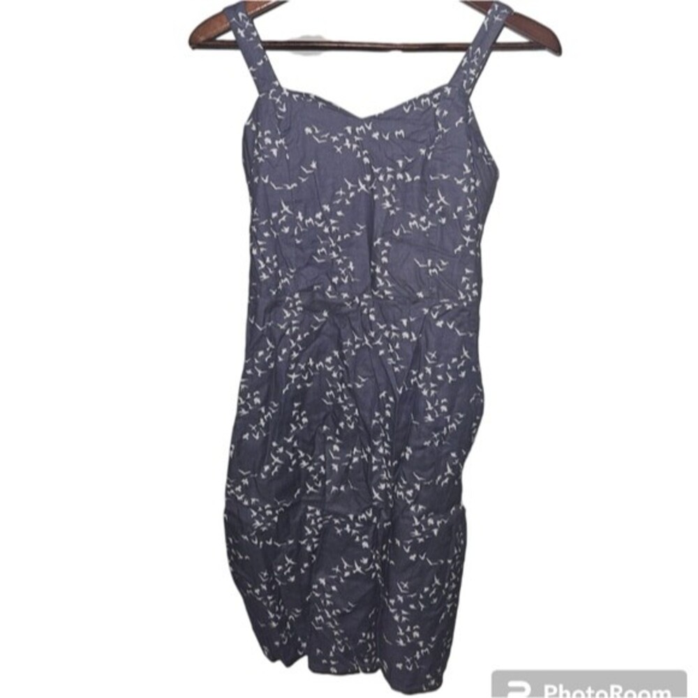BETABRAND Bluebird Sundress Sweetheart Neckline Adjustable Straps Smocked Back S